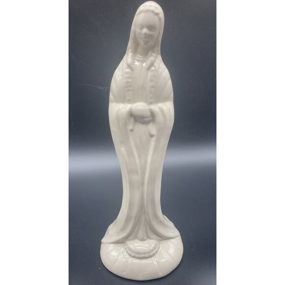 Praying Virgin Mary / Madonna 12" Ceramic Figurine Statue Vintage Catholic Icon - Picture 1 of 9